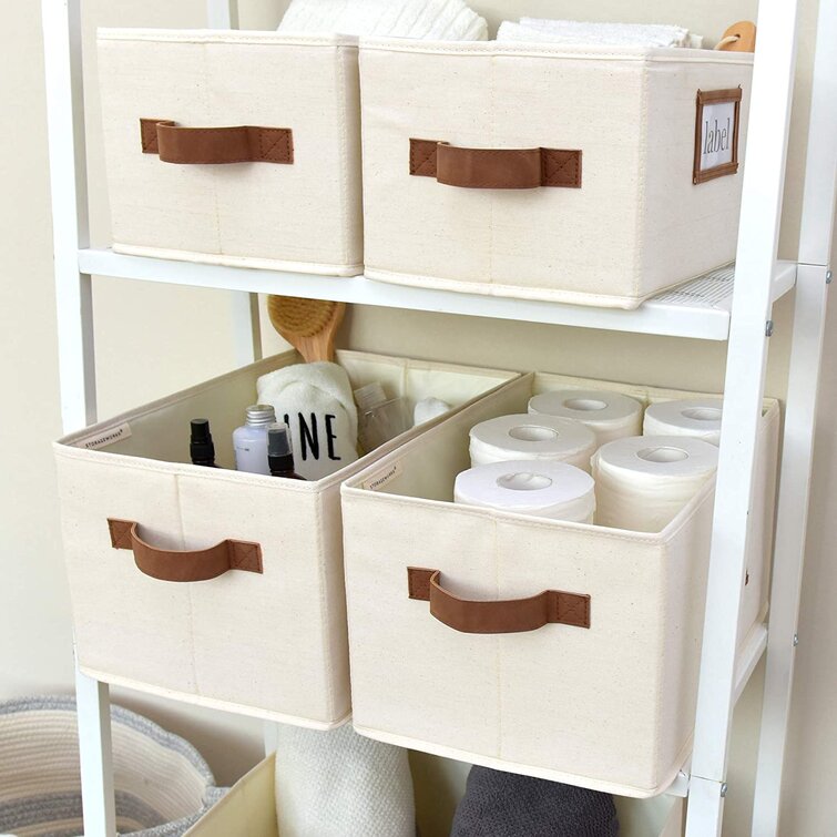 Decorative+Storage+Bins+For+Shelves%2C+Closet+Storage+Baskets+With+Strong+PU+Handles%2C+Hand+Wash%2C+Canvas%2C+Ivory+White%2C+Jumbo%2C+3-Pack.jpg